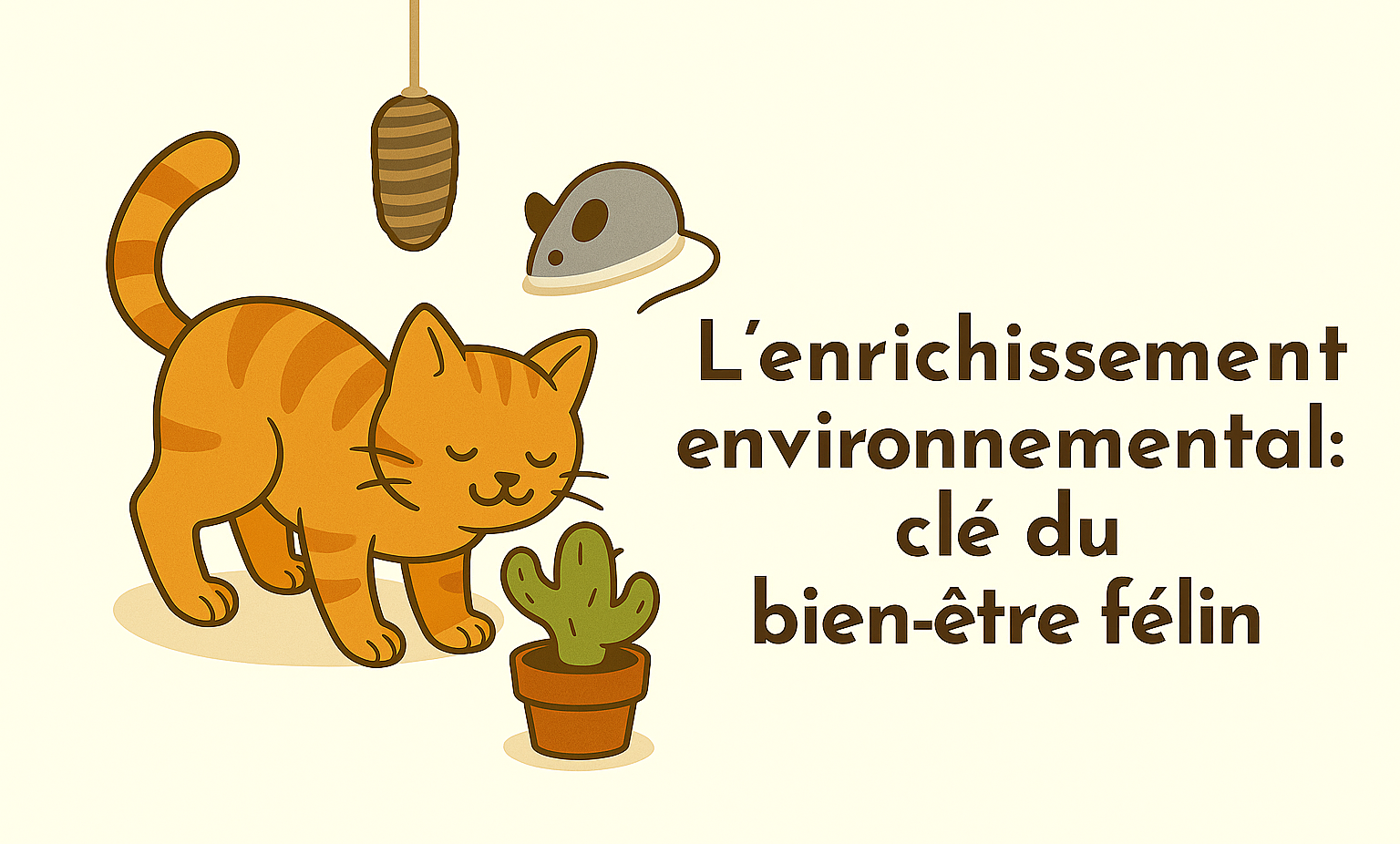 L'enrichissement environnemental : clé du bien-être félin